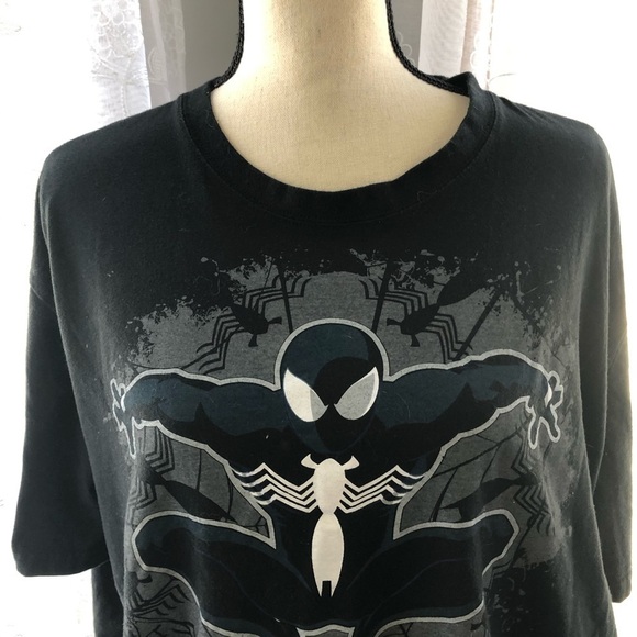 Spider-Man Marvel black t-shirt XL vintage  look - Picture 4 of 5